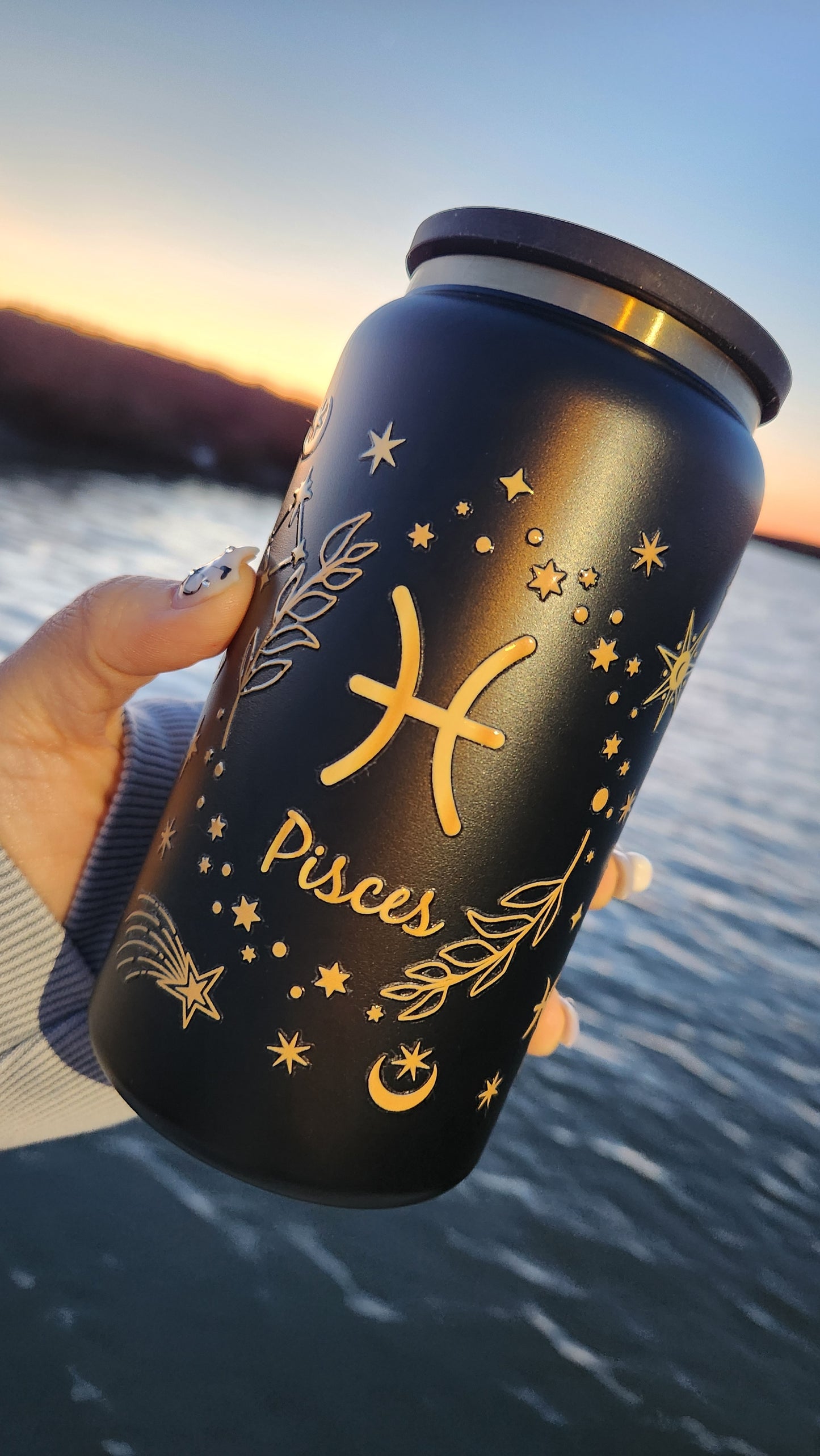 16oz Pisces Zodiac Tumbler - Ready To Ship