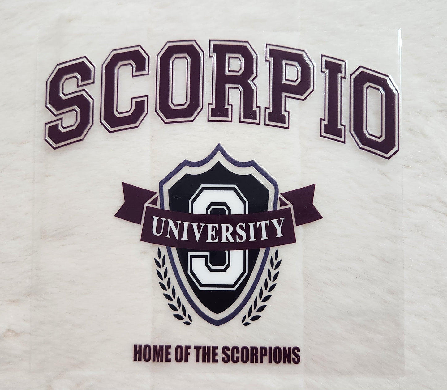16oz Zodiac University UV DTF Decals