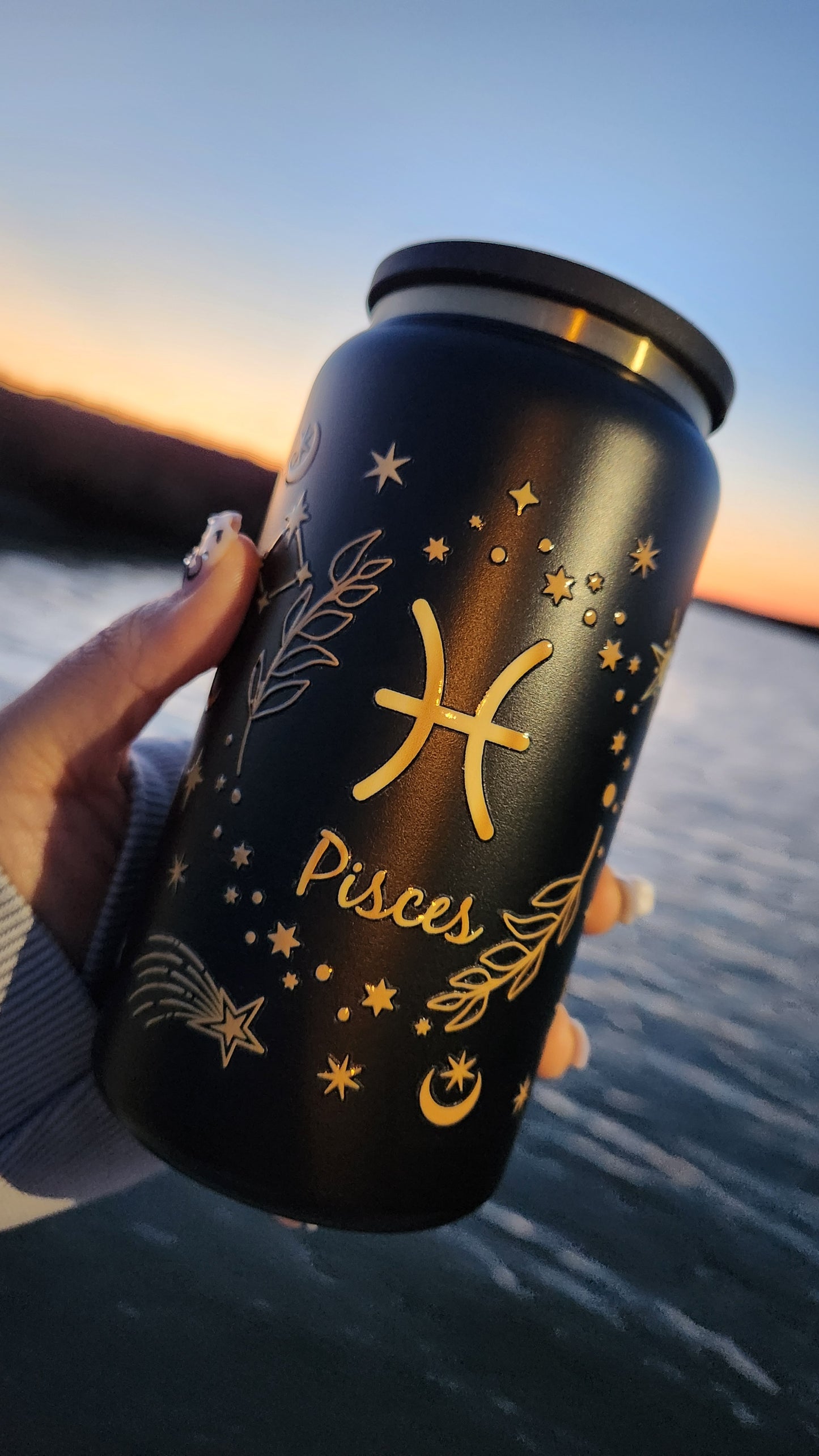 16oz Pisces Zodiac Tumbler - Ready To Ship